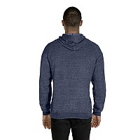 Adult Snow Heather Raglan Hooded Sweatshirt - FRST gRN SNW HTH - S(D0102H7M6X2)