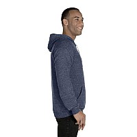 Adult Snow Heather Raglan Hooded Sweatshirt - FRST gRN SNW HTH - S(D0102H7M6X2)