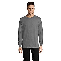 Mens 52 oz comfortSoft cotton Long-Sleeve T-Shirt - WHITE - S(D0102H7Y3Z8)