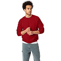 Unisex Ecosmart 5050 crewneck Sweatshirt - cARDINAL - S(D0102H7YTT2)