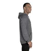 Adult Snow Heather Raglan Hooded Sweatshirt - FRST gRN SNW HTH - S(D0102H7M6PJ)