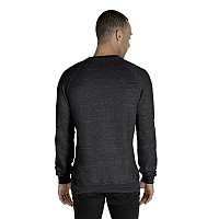 Adult Snow Heather French Terry crewneck Sweatshirt - ROYAL SNOW HTHR - XL(D0102H7MQVX)