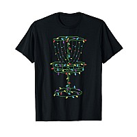 Disc Golf Basket Cool Disc Golf Frisbee Golfer Xmas Gift Tshirt