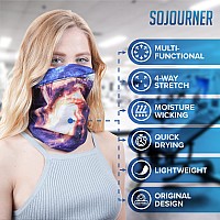 Sojourner Bags Tie Dye Gaiter Face Mask Bandana 9 Pack Neck Gators Face Coverings For Men Women I Neck Gator Masks For Hal