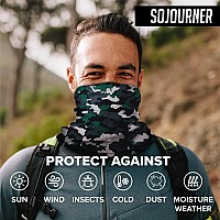 Sojourner Bags Tie Dye Gaiter Face Mask Bandana 9 Pack Neck Gators Face Coverings For Men Women I Neck Gator Masks For Hal