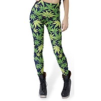 Qzunique Leggings For Women Halloween Fulllength Printed Legging Footless Elastic Yoga Pants Regular And Plus Size