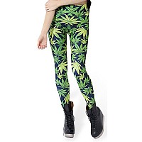 Qzunique Leggings For Women Halloween Fulllength Printed Legging Footless Elastic Yoga Pants Regular And Plus Size