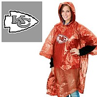 Wincraft NFL Kansas city chiefs Rain Poncho Team colors One Size