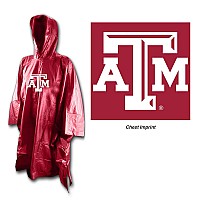 Wincraft NCAA Texas A&M Aggies Rain Poncho, Team Colors, One Size