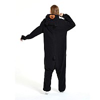 Iii Hhons Onesie Black Bear Adult Womenmen Animal Costume Halloween Cosplay Sleepwear Onesies Christmas For Teen