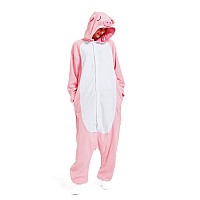 Iii Hhons Onesie Pink Pig Adult Womenmen Animal Costume Halloween Cosplay Sleepwear Onesies Christmas For Teen