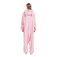 Iii Hhons Onesie Pink Pig Adult Womenmen Animal Costume Halloween Cosplay Sleepwear Onesies Christmas For Teen