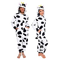 Funziez Slim Fit Adult Onesie Animal Halloween Costume Plush Fruit One Piece Cosplay Suit For Women And Men