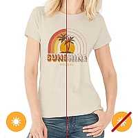 Del Sol Color Changing Women's Tee - Sunshine, 2XL