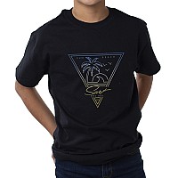 Del Sol Color Changing Youth Tee - Black, Size YL