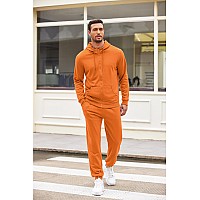 Coofandy Halloween Mens Tracksuit Full Zip Sweatshirt Mens Full Zip Hoodie Jacket Sweatpants For Men