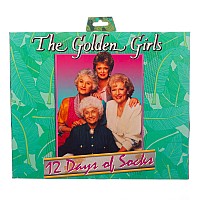 Bioworld The Golden Girls Tv Show 12 Days Of Socks Advent Calendar Set Shoe Size 812