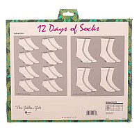 Bioworld The Golden Girls Tv Show 12 Days Of Socks Advent Calendar Set Shoe Size 812