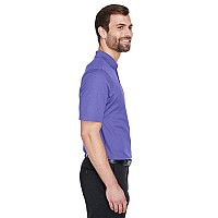 crownLux PerformanceMens Plaited Polo - gRAPHITE - 2XL(D0102H7NS1J)