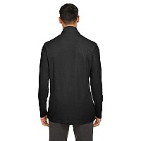 Mens Fusion chromaSoftPique Quarter-Zip - BLAcK - S(D0102H7ZVS6)