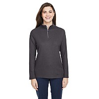 Ladies Fusion chromaSoftPique Quarter-Zip - BLAcK - XS(D0102H7ZcB6)