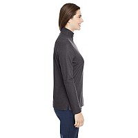 Ladies Fusion chromaSoftPique Quarter-Zip - BLAcK - XS(D0102H7ZcB6)