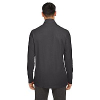 Mens Fusion chromaSoftPique Quarter-Zip - BLAcK - S(D0102H7ZVQ8)