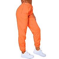 Waitfairy Womens Sweatpants High Waisted Jogger Pants Sweat Pants Halloween Costumes Pumpkin Pattern S Orange