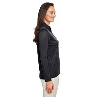 Ladies Zone Performance Long Sleeve Polo - BLAcK - XS(D0102H7ZTcT)