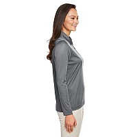 Ladies Zone Performance Long Sleeve Polo - BLAcK - XS(D0102H7ZTJ2)