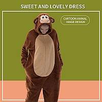 Cosusket Snug Fit Unisex Adult Onesie Pajamas Flannel Cosplay Animal One Piece Halloween Costume Sleepwear Homewear