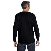 Adult DRI-POWER AcTIVE Long-Sleeve T-Shirt - BLAcK - S(D0102H2H53g)