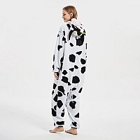 Majcos Cow Onesies Animal Pajamas Onesie Adult Cartoon Cosplay Christmas Halloween Costume For Women Men