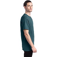 Mens garment-Dyed T-Shirt - BLAcK - S(D0102H7DAcX)