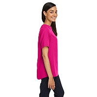 Ladies Perfect FitBoat-Neck Blouse - BLAcK - XS(D0102H7Z48P)