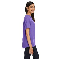 Ladies Perfect FitBoat-Neck Blouse - BLAcK - XS(D0102H7Z4YP)