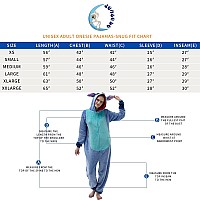 Cosusket Fitted Unisex Adult Bear Onesie Pajamas Halloween Flannel Womens Cosplay Animal One Piece Costume