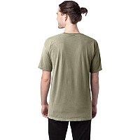 Mens garment-Dyed T-Shirt - BLAcK - S(D0102H7DA6J)