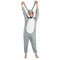 Abenca Easter Bunny Onesie Pajamas For Unisex Adult Cartoon One Piece Animal Rabbit Halloween Christmas Cosplay Costume Bunny