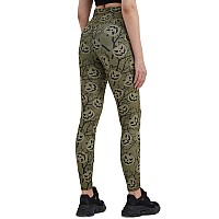 Sissycos Womens Halloween Crossover Leggings High Waisted Printed Tights Evil Pumpkin Small