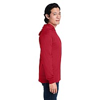 Mens HD cottonJersey Hooded T-Shirt - SAFETY ORANgE - S(D0102H7Y3B8)