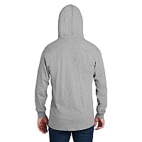 Mens HD cottonJersey Hooded T-Shirt - SAFETY ORANgE - S(D0102H7MSWP)