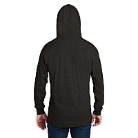 Mens HD cottonJersey Hooded T-Shirt - SAFETY ORANgE - S(D0102H7MSDP)