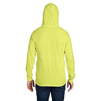 Mens HD cottonJersey Hooded T-Shirt - SAFETY ORANgE - S(D0102H7MS82)