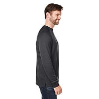 Unisex Fusion chromaSoftleece crew Pullover - cARBON - 5XL(D0102H7ZT7T)