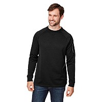 Unisex Fusion chromaSoftleece crew Pullover - cARBON - 5XL(D0102H7ZTHT)