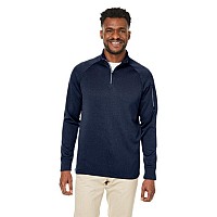 Unisex Fusion chromaSoftleece Quarter-Zip - cARBON - 5XL(D0102H7Z66J)