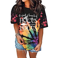 Halloween T Shirt Women Sanderson Letter Print Tiedye Graphic Tshirt Hocus Pocus Tees Tops