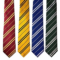 4 Pack Tie Costume Striped Necktie Halloween Cosplay Party Supplies Accessories For Kids And Adults Multitie