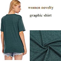 Girls Halloween Horror Shirts Murder Shows Novelty Graphic Summer Fall Tee Top Loose Comfy Clothes Green Xxxl